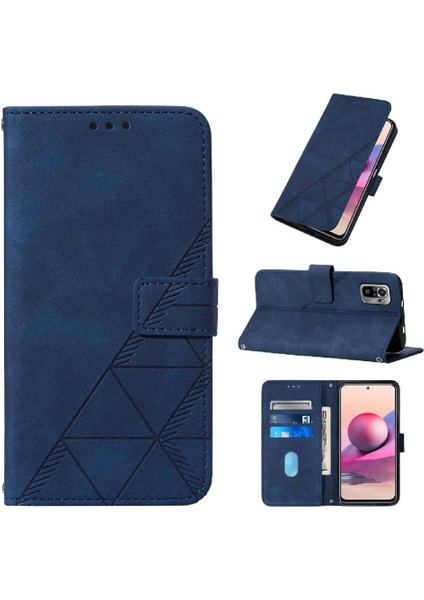 Xiaomi Redmi Note 10 4g Kılıf Tam Kaplar Deri Dokulu Kapaklı Cüzdan Standlı Kartvizitli Kopçalı Kapak Kartlıklı Uzun Askılı (Yurt Dışından) modelleri