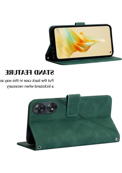 Oppo Reno 8t 4g Kılıf Tam Kaplar Deri Dokulu Kapaklı Cüzdan Standlı Kartvizitli Kopçalı Kapak Kartlıklı Uzun Askılı (Yurt Dışından) indirimleri