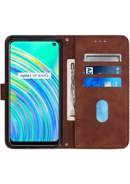 Realme 6 Pro Kılıf Tam Kaplar Deri Dokulu Kapaklı Cüzdan Standlı Kartvizitli Kopçalı Kapak Kartlıklı Uzun Askılı (Yurt Dışından) indirimleri