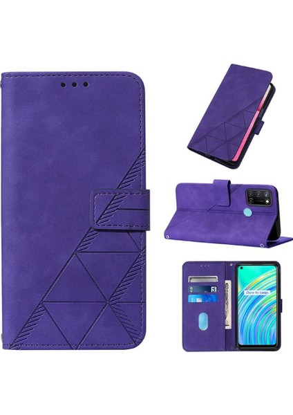 Realme 6 Pro Kılıf Tam Kaplar Deri Dokulu Kapaklı Cüzdan Standlı Kartvizitli Kopçalı Kapak Kartlıklı Uzun Askılı (Yurt Dışından) modelleri