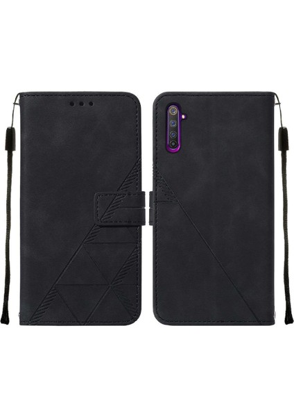 Realme 6 Pro Kılıf Tam Kaplar Deri Dokulu Kapaklı Cüzdan Standlı Kartvizitli Kopçalı Kapak Kartlıklı Uzun Askılı (Yurt Dışından) indirimleri