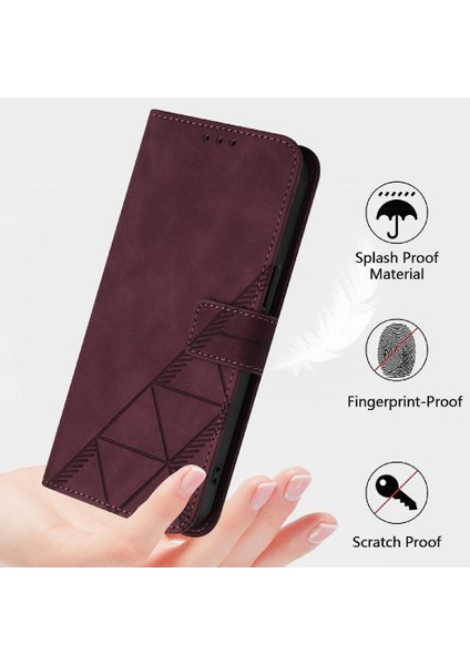 Tecno Spark 30C 5g Kılıf Tam Kaplar Deri Dokulu Kapaklı Cüzdan Standlı Kartvizitli Kopçalı Kapak Kartlıklı Uzun Askılı (Yurt Dışından)