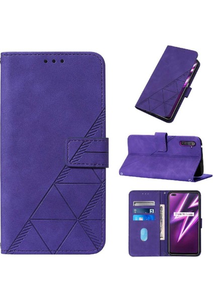 Realme 6 Pro Kılıf Tam Kaplar Deri Dokulu Kapaklı Cüzdan Standlı Kartvizitli Kopçalı Kapak Kartlıklı Uzun Askılı (Yurt Dışından) modelleri