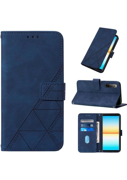 Sony Xperia 10 Iv Kılıf Tam Kaplar Deri Dokulu Kapaklı Cüzdan Standlı Kartvizitli Kopçalı Kapak Kartlıklı Uzun Askılı (Yurt Dışından) modelleri