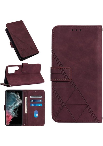 Samsung Galaxy S23 Ultra 5g Kılıf Tam Kaplar Deri Dokulu Kapaklı Cüzdan Standlı Kartvizitli Kopçalı Kapak Kartlıklı Uzun Askılı (Yurt Dışından) modelleri