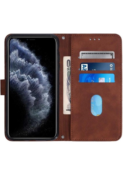 iPhone 12 Pro Max Kılıf Tam Kaplar Deri Dokulu Kapaklı Cüzdan Standlı Kartvizitli Kopçalı Kapak Kartlıklı Uzun Askılı (Yurt Dışından) modelleri