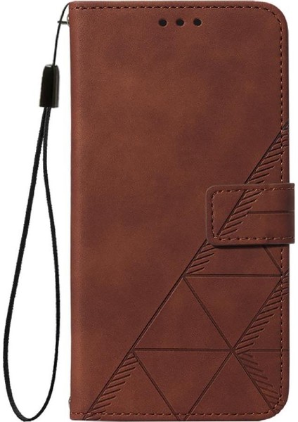 Nothing Phone 3A Pro Kılıf Tam Kaplar Deri Dokulu Kapaklı Cüzdan Standlı Kartvizitli Kopçalı Kapak Kartlıklı Uzun Askılı (Yurt Dışından)