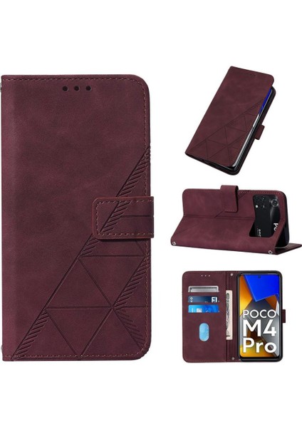 Xiaomi Poco X4 Pro 5g Kılıf Tam Kaplar Deri Dokulu Kapaklı Cüzdan Standlı Kartvizitli Kopçalı Kapak Kartlıklı Uzun Askılı (Yurt Dışından) modelleri