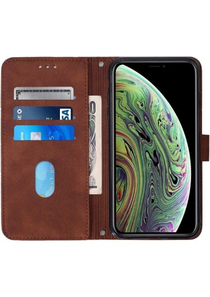 iPhone Xs Max Kılıf Tam Kaplar Deri Dokulu Kapaklı Cüzdan Standlı Kartvizitli Kopçalı Kapak Kartlıklı Uzun Askılı (Yurt Dışından) indirimleri