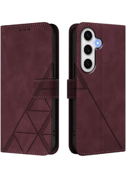 Samsung Galaxy S24 Fe Kılıf Tam Kaplar Deri Dokulu Kapaklı Cüzdan Standlı Kartvizitli Kopçalı Kapak Kartlıklı Uzun Askılı (Yurt Dışından) indirimleri
