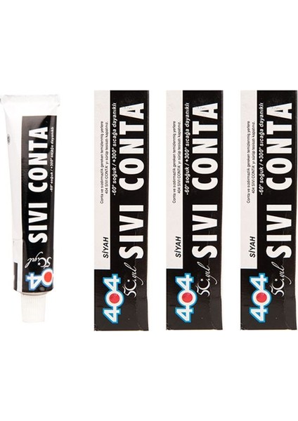 Sıvı Conta Siyah 45 Gr. 3 Adet