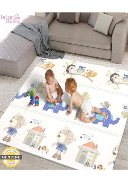 Elite Amigos Premium Katlanabilir Köpük Oyun Matı Oyun Halısı 160 x 180 x 1 cm 1 Adet