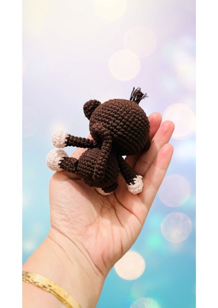 Elite Amigurumi Oyuncak Organik Ilk Arkadaşım Maymun 1 Adet