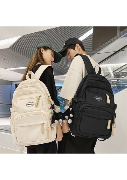 Orta Okul Öğrencisi Okul Çantası 2023 Yaz Yeni Japon Basit Rahat Sırt Çantası Trend Moda Çift Sırt Çantası (Yurt Dışından) fiyatları