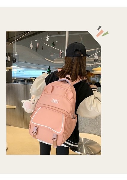 Okul Çantası Kadın Lise Ortaokul Öğrencisi Çok Yönlü Harajuku Büyük Kapasiteli Ilkokul Öğrencisi Sırt Çantası Orman Tarzı Edebi Basit Sırt Çantası (Yurt Dışından) fiyatları