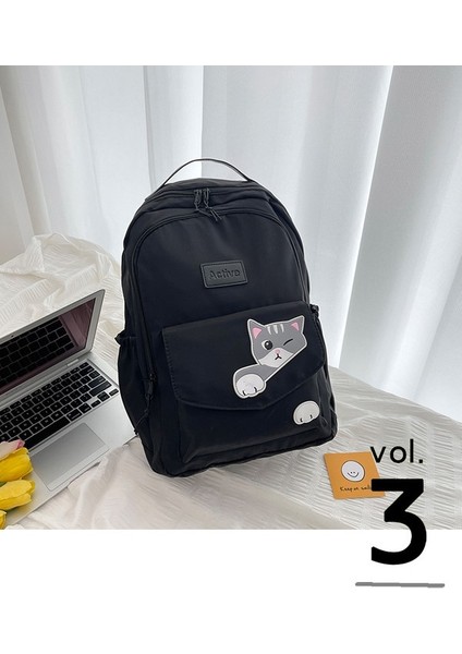 Öğrenci Okul Sevimli Kedi Koleji Rüzgar I Sırt Büyük Kapasiteli Kampüs Sırt Çantası (Yurt Dışından) fırsatları