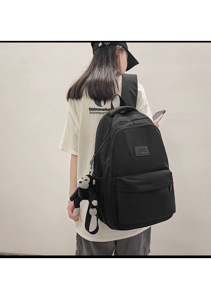 Sırt Moda Üniversite Öğrencileri Kore Gündelik Okul Kadın Ins Trend Büyük Kapasiteli Sırt Çantası (Yurt Dışından) fırsatları