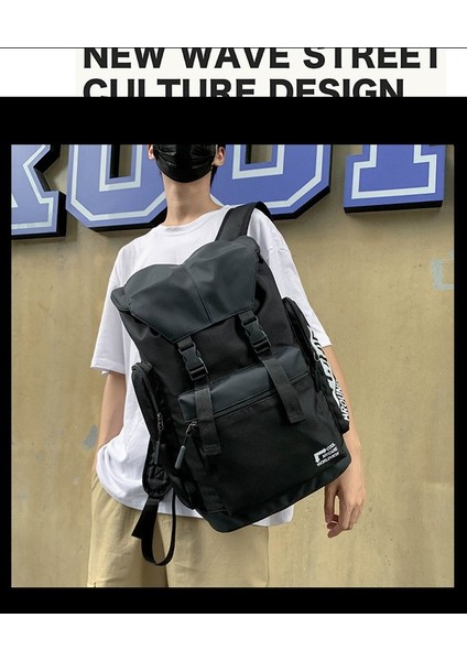 Sırt Çantası Erkek 2023 Trend Yeni Japon Ortaokul Öğrencileri Okul Çantaları Kore Takım Seyahat Sırt Çantası Açık Hava Eğlence (Yurt Dışından) modelleri