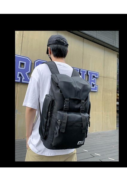 Sırt Çantası Erkek 2023 Trend Yeni Japon Ortaokul Öğrencileri Okul Çantaları Kore Takım Seyahat Sırt Çantası Açık Hava Eğlence (Yurt Dışından) indirimleri