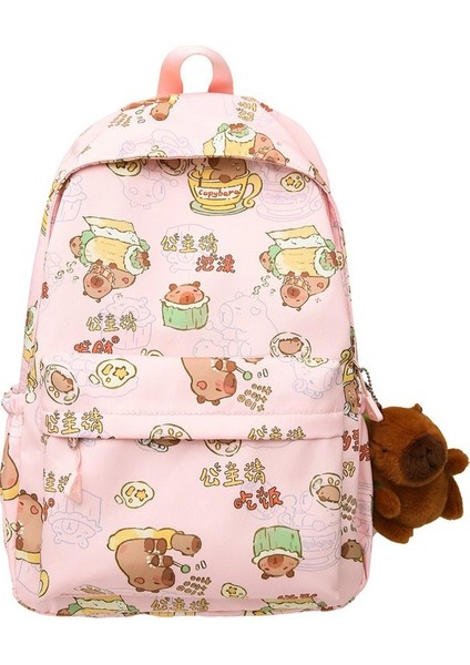 Öğrenci Sırt Çantası Karikatür Doodle Kampüs Sırt Çantası (Yurt Dışından)