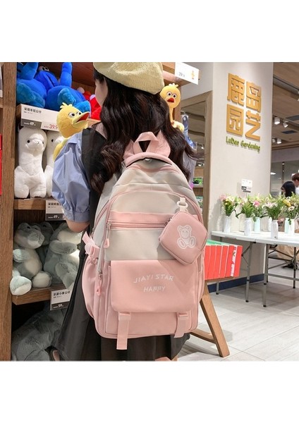 Öğrenci Okul Çantası Kız Sırt Çantası Kampüs Sırt Çantası (Yurt Dışından) indirimleri