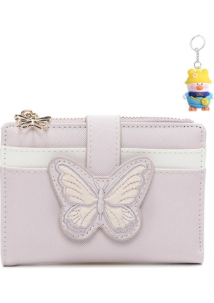 Cüzdan Gündelik Moda Cüzdan Kadın Cüzdan Kısa Cüzdan Bayan Kart Tutucu (Yurt Dışından)