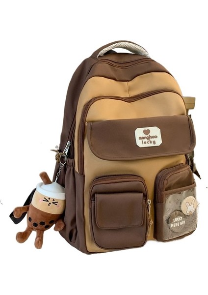 Okul Çantası Öğrenci Sırt Çantası Büyük Kapasiteli Seyahat Bilgisayarı Sırt Çantası (Yurt Dışından)