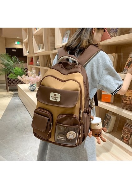 Okul Çantası Öğrenci Sırt Çantası Büyük Kapasiteli Seyahat Bilgisayarı Sırt Çantası (Yurt Dışından) fırsatları