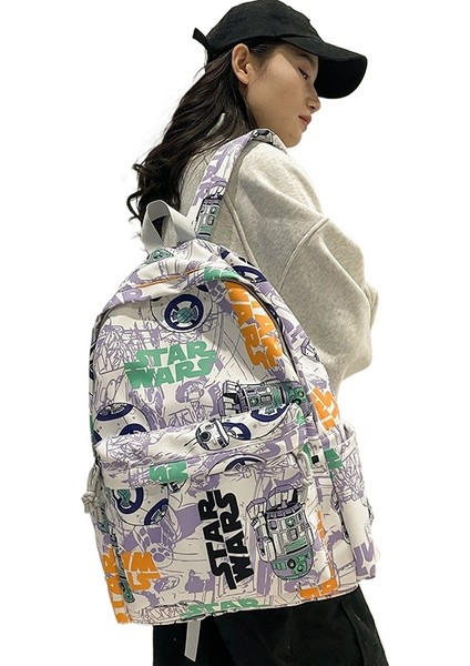 Sırt Çantası Grafiti Üniversite Öğrencisi Sırt Çantası (Yurt Dışından)