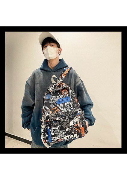 Sırt Çantası Grafiti Üniversite Öğrencisi Sırt Çantası (Yurt Dışından) fırsatları