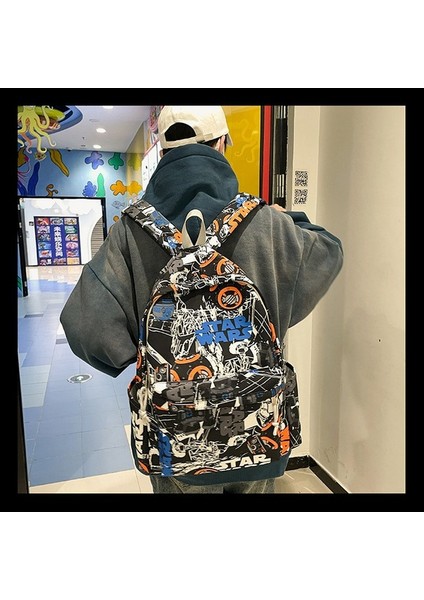 Sırt Çantası Grafiti Üniversite Öğrencisi Sırt Çantası (Yurt Dışından) indirimleri