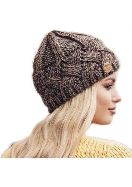 Sıcak Tutan Kadın Örme Şapka Atkı Kapaklar (Yurt Dışından)