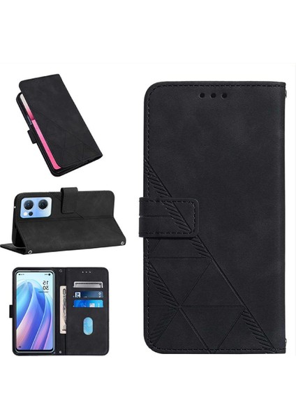 Oppo Find X5 Lite Kılıf Tam Kaplar Deri Dokulu Kapaklı Cüzdan Standlı Kartvizitli Kopçalı Kapak Kartlıklı Uzun Askılı (Yurt Dışından) modelleri