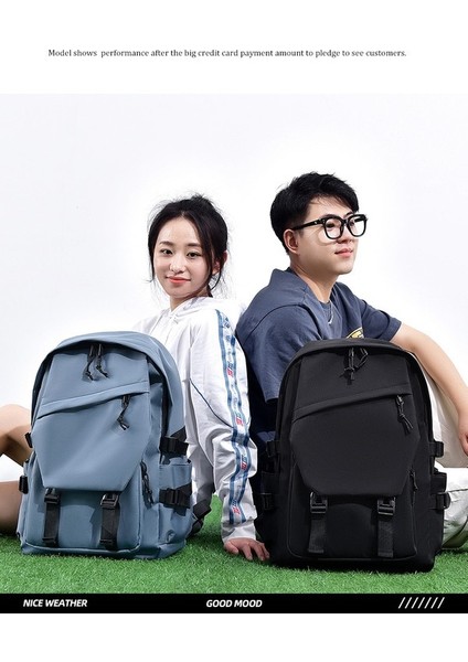 2022 Yeni Okul Çantası Erkek ve Kadın Üniversite Öğrencileri Büyük Kapasiteli Kış Moda Vahşi Bilgisayar Sırt Çantası (Yurt Dışından) fırsatları