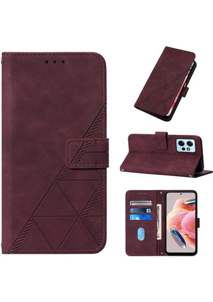 Xiaomi Redmi Note 12 4g Kılıf Tam Kaplar Deri Dokulu Kapaklı Cüzdan Standlı Kartvizitli Kopçalı Kapak Kartlıklı Uzun Askılı (Yurt Dışından) modelleri