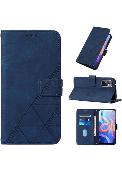 Xiaomi Poco M4 Pro 5g Kılıf Tam Kaplar Deri Dokulu Kapaklı Cüzdan Standlı Kartvizitli Kopçalı Kapak Kartlıklı Uzun Askılı (Yurt Dışından) modelleri
