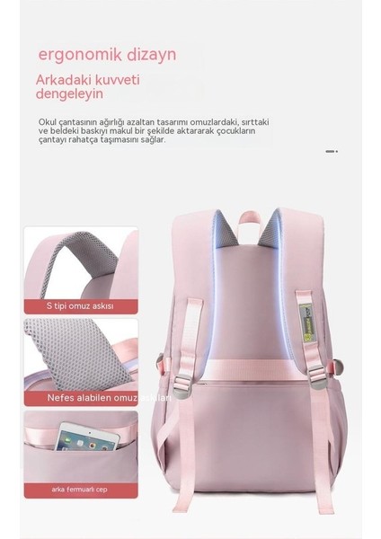 Yeni Büyük Kapasiteli Ortaokul Öğrencisi Okul Çantası Ortaokul Basit Kız Ortaokul Öğrencisi Sırt Çantası Moda Rahat Sırt Çantası (Yurt Dışından) fiyatları