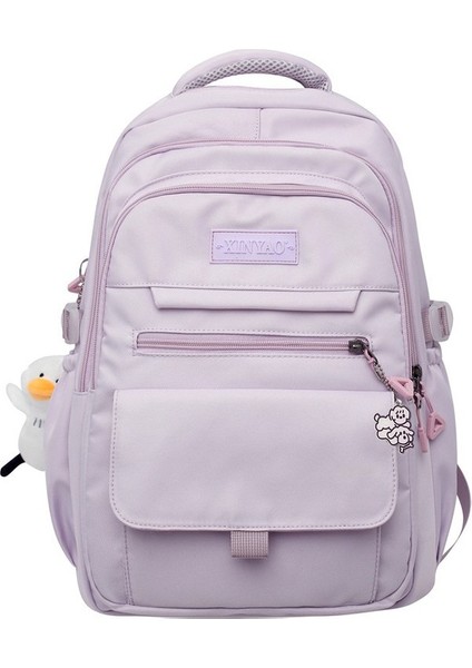 Sırt Kadın Büyük Kapasiteli Seyahat Sırt Erkek Ortaokul Öğrencileri Için Yüksek Kali Gündelik Okul Çantası (Yurt Dışından)