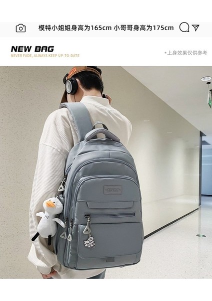 Sırt Kadın Büyük Kapasiteli Seyahat Sırt Erkek Ortaokul Öğrencileri Için Yüksek Kali Gündelik Okul Çantası (Yurt Dışından) indirimleri
