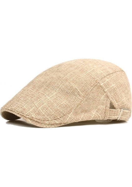 Pamuklu Keten Ördek Şapka Ileri Şapka Erkek Bere (Yurt Dışından)