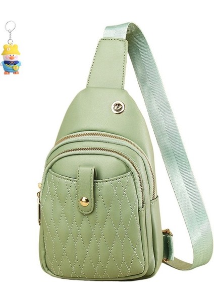 Göğüs Çantası Kadın Moda Göğüs Crossbody Çantası Büyük Kapasiteli Su Geçirmez Çok Fonksiyonlu Gündelik (Yurt Dışından)