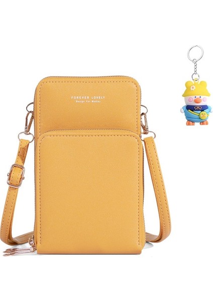 Bayan Cüzdan Omuz Crossbody Çanta Çok Fonksiyonlu Cep Telefonu Çantası Kart Tutucu (Yurt Dışından)