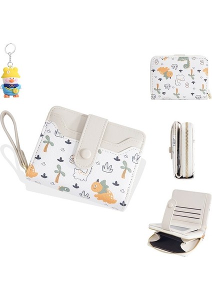 Bayan Cüzdan Karikatür Snap Cüzdanı Fermuarlı Para Cüzdanı Kart Tutucu (Yurt Dışından)