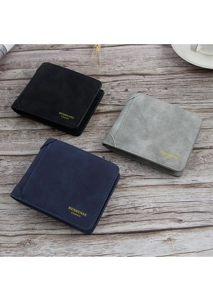 Buzlu Erkek Cüzdan Kısa Büyük Kapasiteli Moda Gündelik Cüzdan Çoklu Kart Yuvası Kart Tutucu (Yurt Dışından) fırsatları