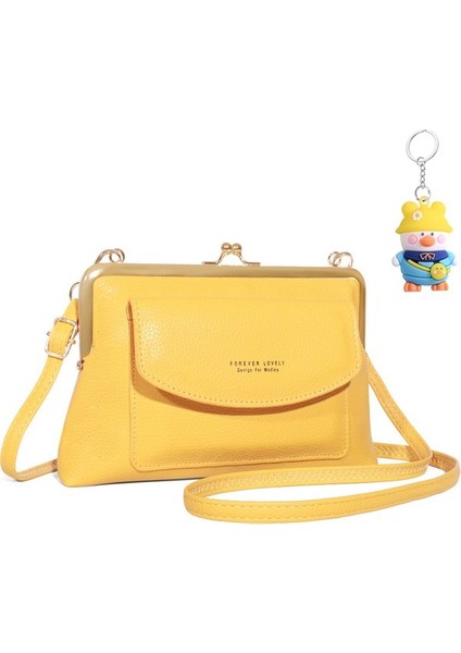 Cep Telefonu Çapraz Çanta Kadın Omuz Çantası Kapasiteli Moda ve Çok Yönlü Kadın Çantası Bozuk Para Cüzdanı (Yurt Dışından)