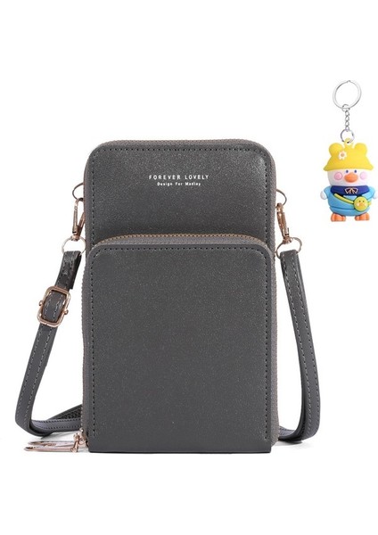 Bayan Cüzdan Omuz Crossbody Çanta Çok Fonksiyonlu Cep Telefonu Çantası Kart Tutucu (Yurt Dışından)