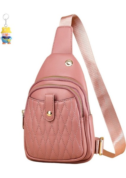 Göğüs Çantası Kadın Moda Göğüs Crossbody Çantası Büyük Kapasiteli Su Geçirmez Çok Fonksiyonlu Gündelik (Yurt Dışından)