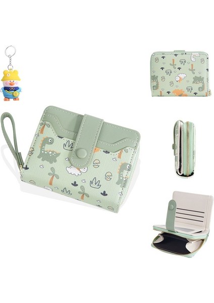 Bayan Cüzdan Karikatür Snap Cüzdanı Fermuarlı Para Cüzdanı Kart Tutucu (Yurt Dışından)