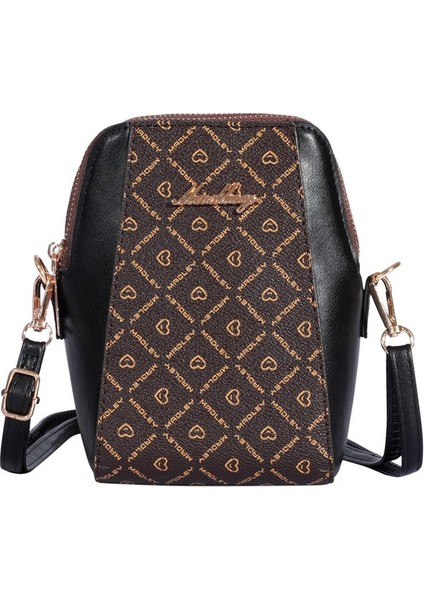 Cep Telefonu Çantası Kadın Crossbody Küçük Çanta Gündelik Büyük Kapasiteli Fermuarlı Kadın Çantası Çok (Yurt Dışından)