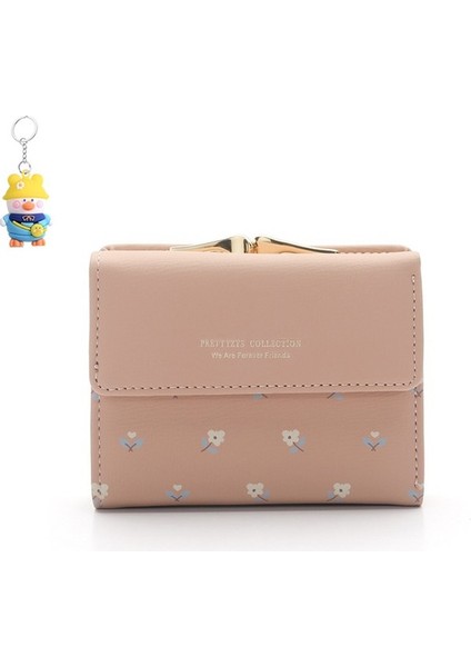 Kısa Toka Cüzdan Kadın Üç Katlı Klip Para Cüzdanı Para Cüzdanı (Yurt Dışından) fiyatları